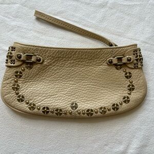 Cole Haan studded leather clutch. Stunning!